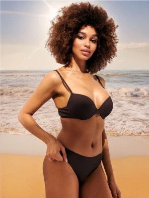 Zdjęcie produktu Sinsay - Dół od bikini - brązowy