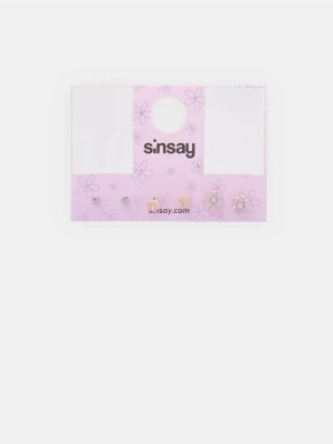 Zdjęcie produktu Sinsay - Kolczyki 3 pack - wielobarwny