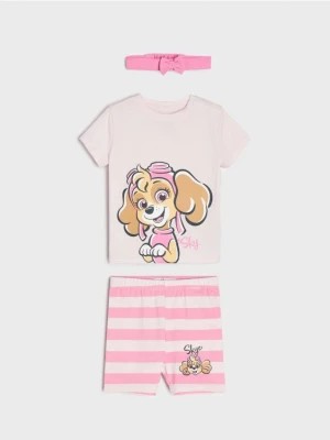 Zdjęcie produktu Sinsay - Komplet: koszulka i szorty Psi Patrol - różowy