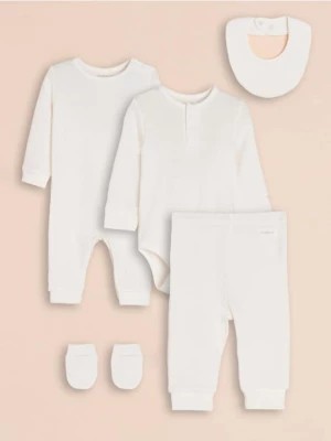 Zdjęcie produktu Sinsay - Komplet niemowlęcy - kremowy