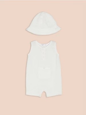 Zdjęcie produktu Sinsay - Komplet niemowlęcy muślinowy - biały