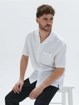 Zdjęcie produktu Sinsay - Koszula z lnem - biały