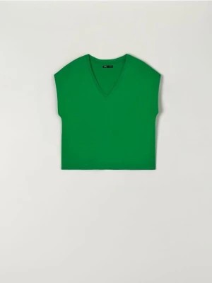 Zdjęcie produktu Sinsay - Koszulka loose - zielony