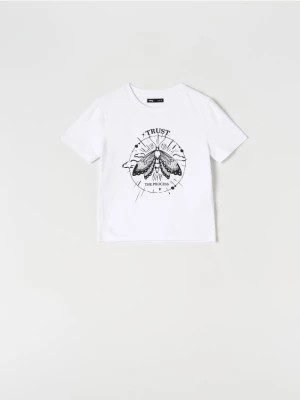 Zdjęcie produktu Sinsay - Koszulka z nadrukiem - biały