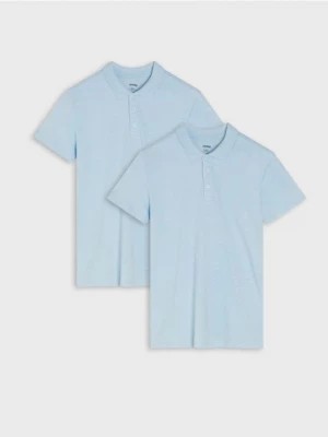 Zdjęcie produktu Sinsay - Koszulki polo 2 pack - błękitny