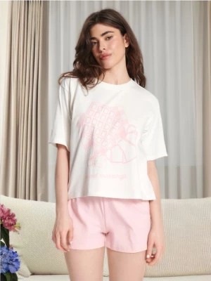 Zdjęcie produktu Sinsay - Piżama dwuczęściowa - kremowy