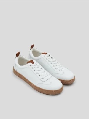 Zdjęcie produktu Sinsay - Sneakersy skórzane - biały