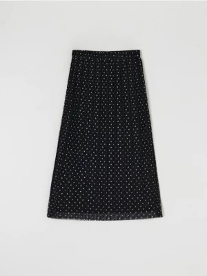 Zdjęcie produktu Sinsay - Spódnica midi plisowana - czarny