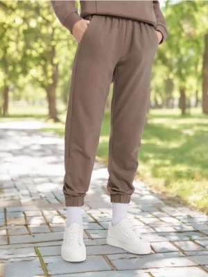 Zdjęcie produktu Sinsay - Spodnie dresowe - brązowy