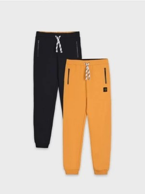 Zdjęcie produktu Sinsay - Spodnie dresowe jogger 2 pack - żółty