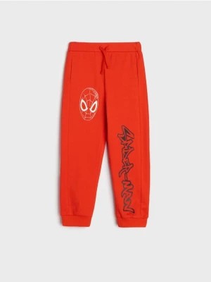 Zdjęcie produktu Sinsay - Spodnie dresowe jogger Spiderman - czerwony