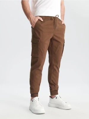 Zdjęcie produktu Sinsay - Spodnie jogger - brązowy
