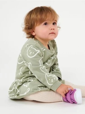 Zdjęcie produktu Sinsay - Sukienka babydoll - zielony