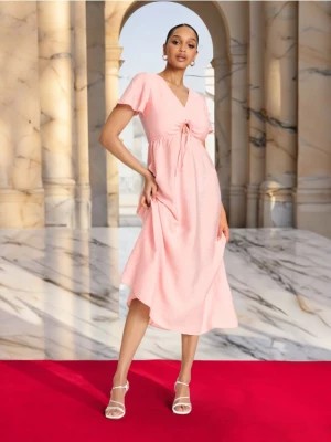 Zdjęcie produktu Sinsay - Sukienka midi - różowy