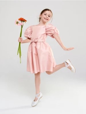 Zdjęcie produktu Sinsay - Sukienka z bufiastymi rękawami - różowy