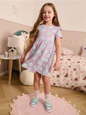 Zdjęcie produktu Sinsay - Sukienka z marszczeniami - fioletowy