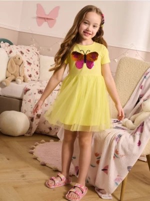 Zdjęcie produktu Sinsay - Sukienka z tiulem - żółty