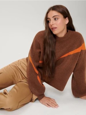Zdjęcie produktu Sinsay - Sweter oversize - brązowy