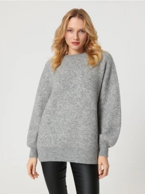 Zdjęcie produktu Sinsay - Sweter z bufiastymi rękawami - szary