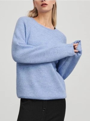 Zdjęcie produktu Sinsay - Sweter z miękkiej dzianiny - błękitny