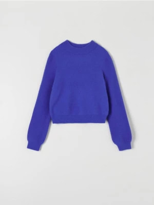 Zdjęcie produktu Sinsay - Sweter z miękkiej dzianiny - niebieski