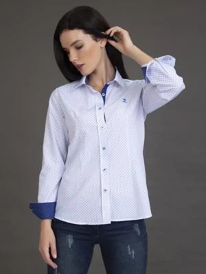 Zdjęcie produktu SIR RAYMOND TAILOR Koszula "Purer" w kolorze biało-niebieskim rozmiar: M