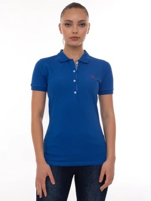 Zdjęcie produktu SIR RAYMOND TAILOR Koszulka polo "Crystal" w kolorze niebieskim rozmiar: S