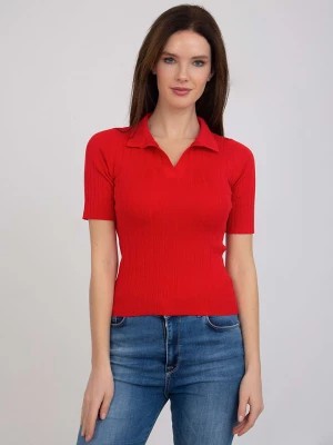 Zdjęcie produktu SIR RAYMOND TAILOR Koszulka "Sofia" w kolorze czerwonym rozmiar: L