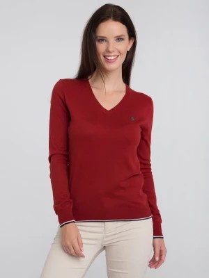 Zdjęcie produktu SIR RAYMOND TAILOR Sweter "Susan" w kolorze czerwonym rozmiar: L