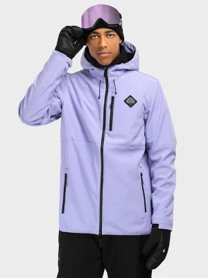 Zdjęcie produktu Siroko Softshellowa kurtka narciarska "Makalu" w kolorze lawendowym rozmiar: XL
