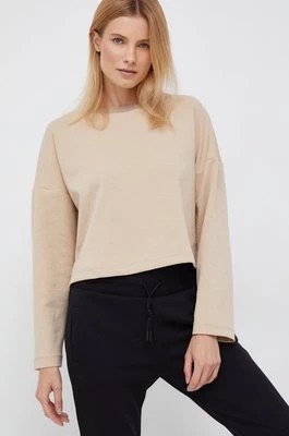 Zdjęcie produktu Sisley bluza damska kolor beżowy z kapturem gładka