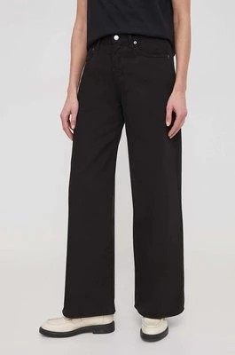 Zdjęcie produktu Sisley jeansy damskie kolor czarny