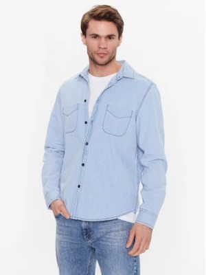 Zdjęcie produktu Sisley Koszula jeansowa 5FV6SQ017 Błękitny Regular Fit