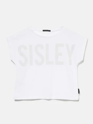 Zdjęcie produktu Sisley Koszulka w kolorze białym rozmiar: 150