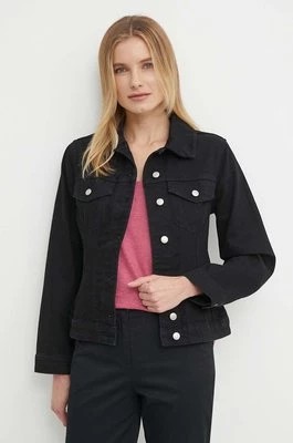 Zdjęcie produktu Sisley kurtka jeansowa damska kolor czarny przejściowa
