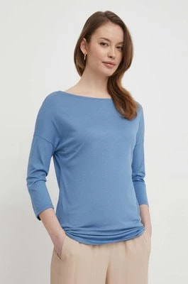 Zdjęcie produktu Sisley longsleeve damski kolor niebieski
