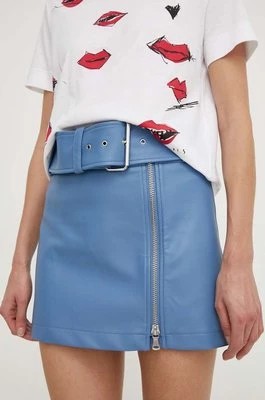 Zdjęcie produktu Sisley spódnica kolor niebieski mini prosta
