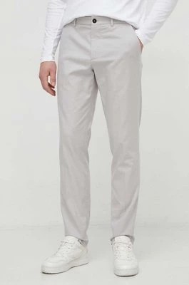 Zdjęcie produktu Sisley spodnie męskie kolor szary dopasowane