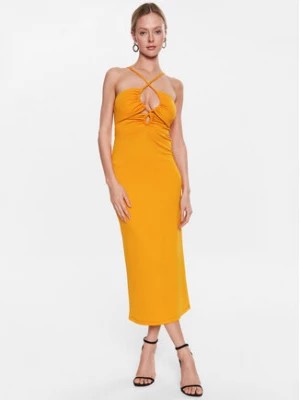 Zdjęcie produktu Sisley Sukienka codzienna 41L1LV03U Żółty Regular Fit