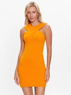 Zdjęcie produktu Sisley Sukienka codzienna 4V3CLV03X Pomarańczowy Regular Fit