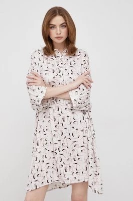 Zdjęcie produktu Sisley sukienka kolor beżowy mini oversize