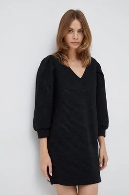 Zdjęcie produktu Sisley sukienka kolor czarny mini prosta