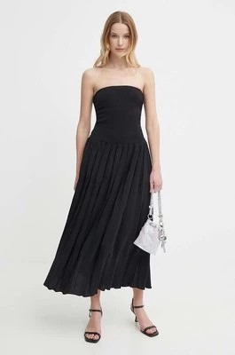 Zdjęcie produktu Sisley sukienka kolor czarny mini rozkloszowana
