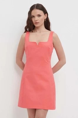 Zdjęcie produktu Sisley sukienka kolor pomarańczowy mini rozkloszowana