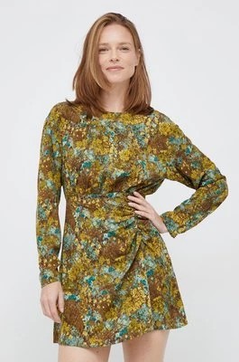 Zdjęcie produktu Sisley sukienka kolor zielony mini prosta