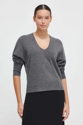 Zdjęcie produktu Sisley sweter wełniany damski kolor szary lekki