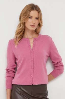 Zdjęcie produktu Sisley sweter z domieszką wełny damski kolor różowy lekki