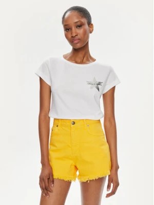 Zdjęcie produktu Sisley T-Shirt 3I1XL100Y Biały Slim Fit