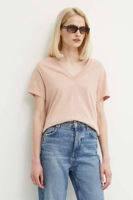 Zdjęcie produktu Sisley t-shirt bawełniany damski kolor różowy