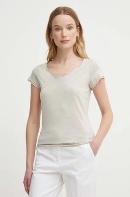 Zdjęcie produktu Sisley t-shirt damski kolor beżowy